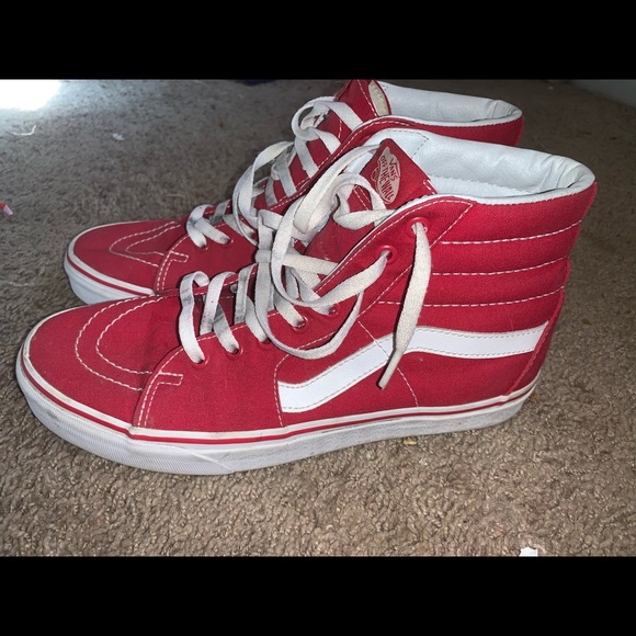 Old Skool High Top Vans/size 9.5 - Picture 1 of 2